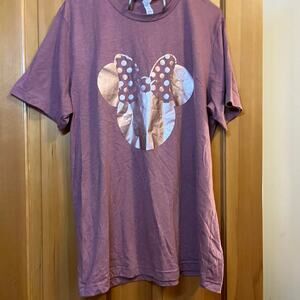 Minnie mouse pink and metallic